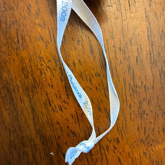 Hallmark Baby's First Christmas 2002 Bunny in Blue Stocking - Picture 4 of 7